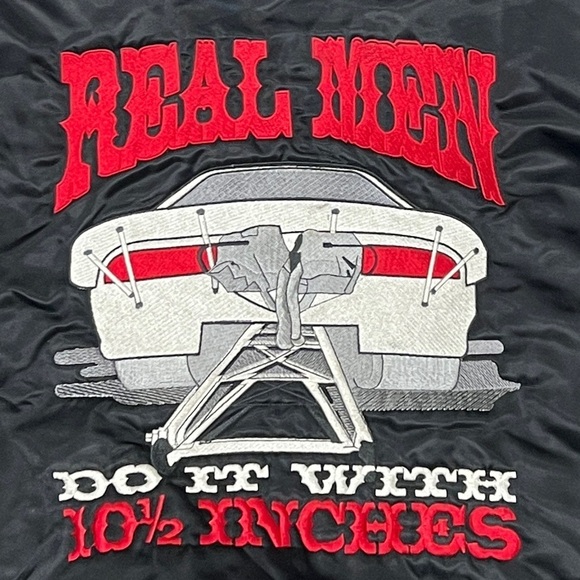 Vintage 1980s Speed Racer Boating Bomber Coat Jacket Mens 80s - Picture 5 of 6